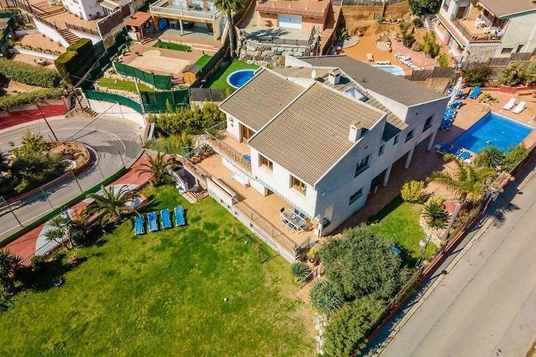 Villa Preciosa Casa 2000 M2 Piscina Mar Barbacoa Felicidad Santa Susanna Exterior foto