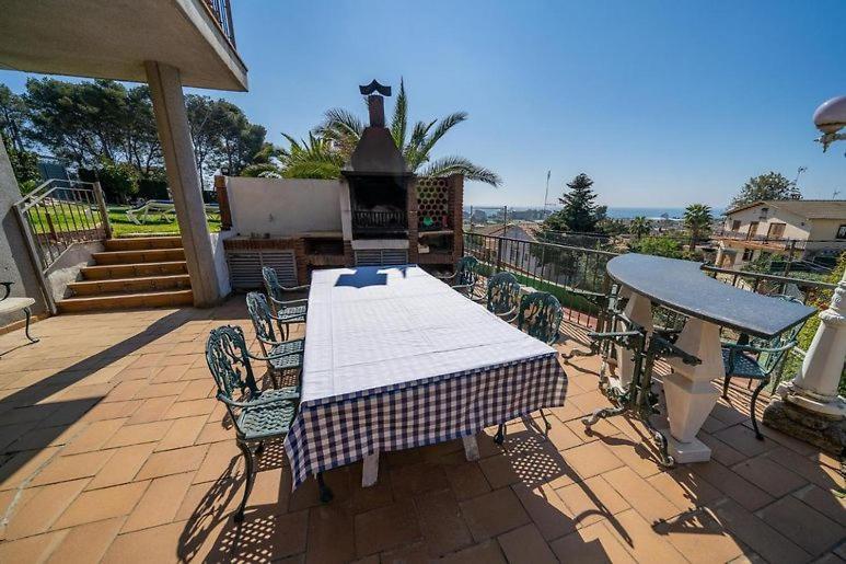 Villa Preciosa Casa 2000 M2 Piscina Mar Barbacoa Felicidad Santa Susanna Exterior foto